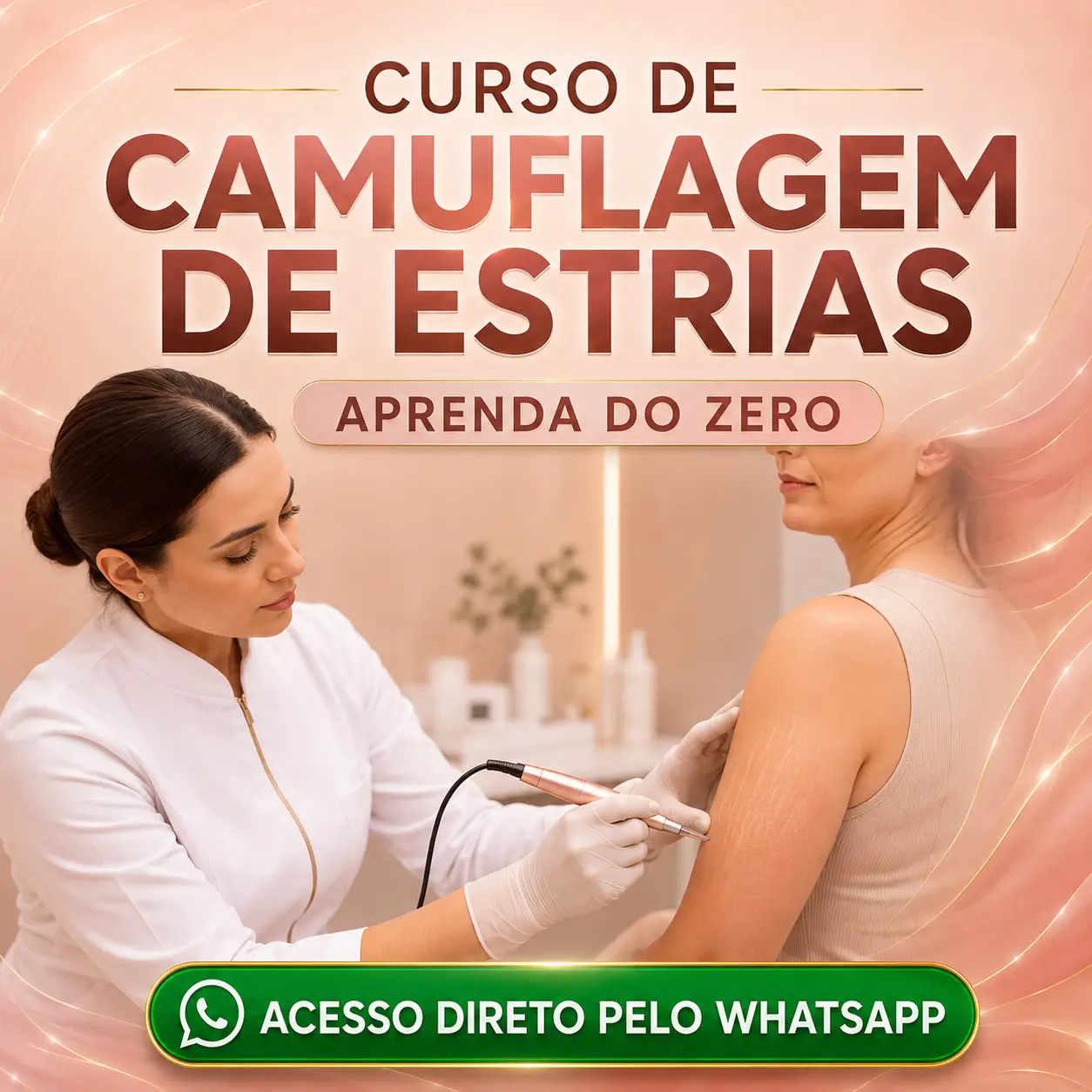Aprenda Camuflagem de Estrias do Zero