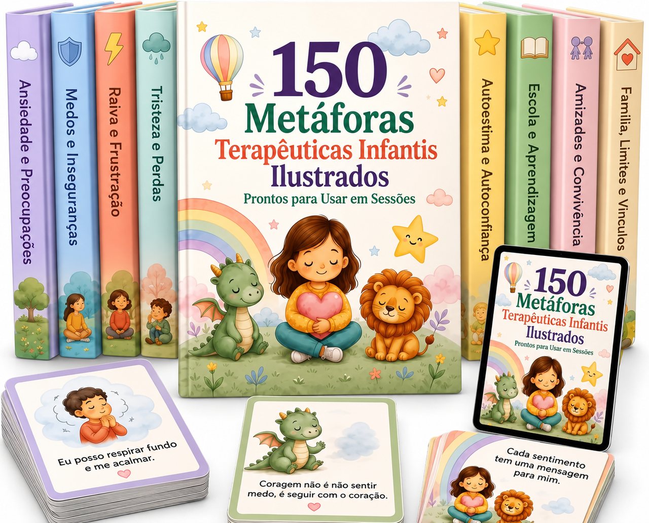 +150 Metáforas Terapêuticas Infantis Ilustradas