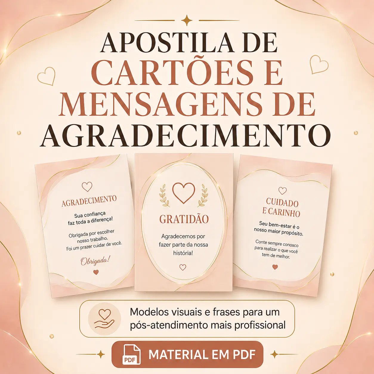 Apostila de Cartões e Mensagens de Agradecimento