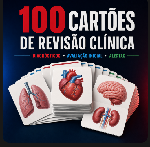 100 Cartões de Revisão Clínica