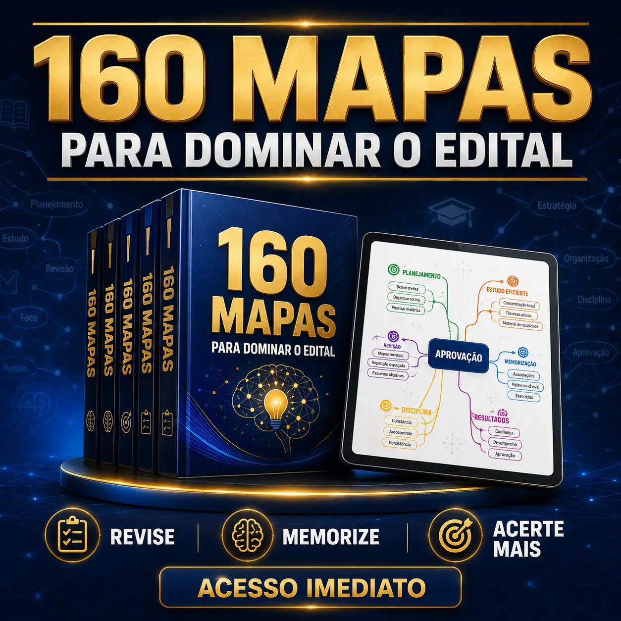 160 mapas para domina edital