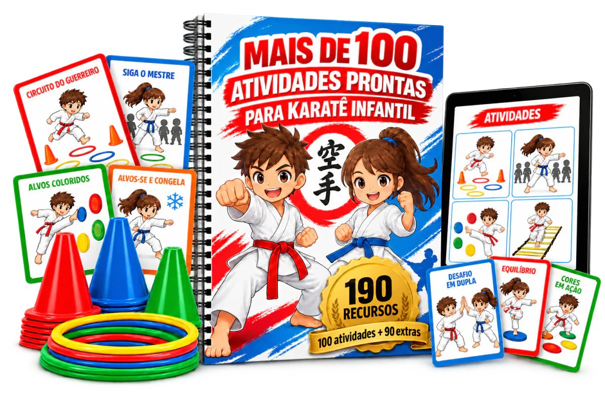100 Atividades Prontas para Karatê Infantil