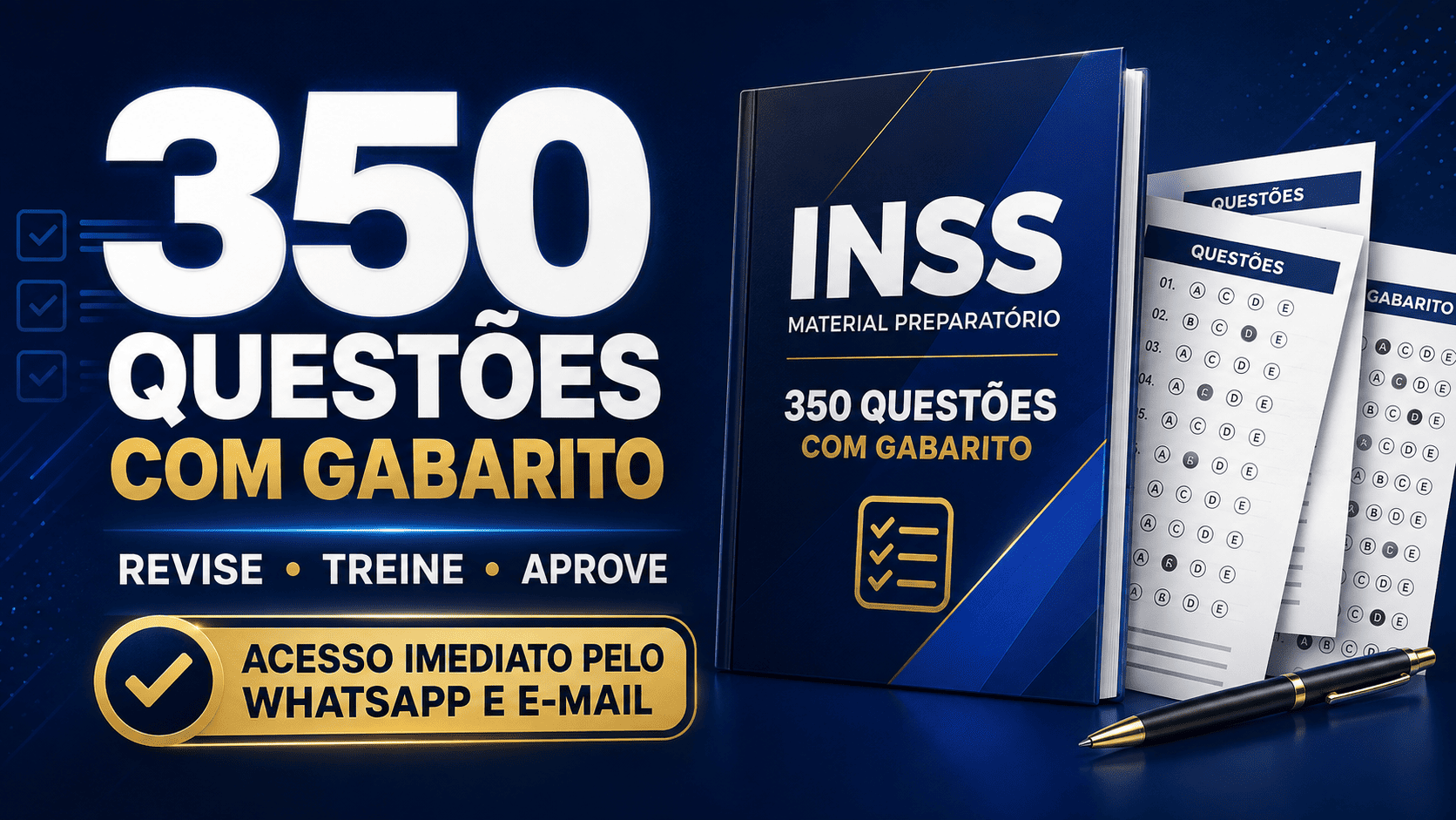 350 questões com gabarito,